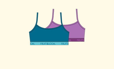 AAI Girls 2pk Cotton Bralette