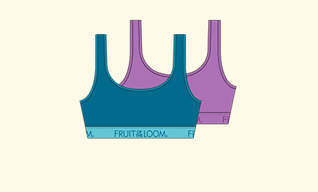AAI Girls 2pk cotton scoop