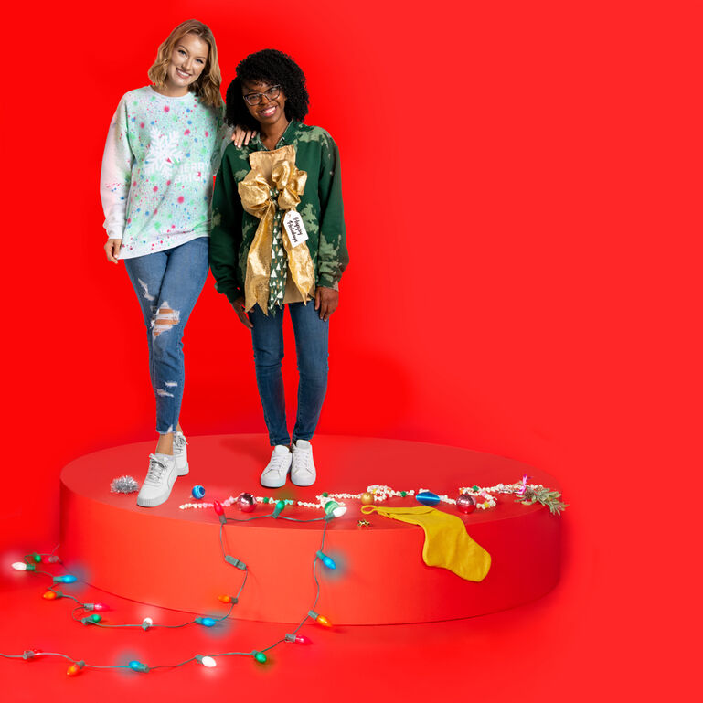 Ugly Holiday Sweatshirts DIY