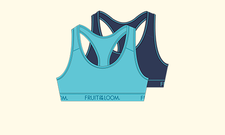 AAI ladies 2pk modern racer back