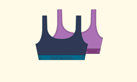 AAI Girls 2pk Cotton Scoop