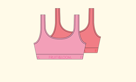 AAI Girls 2pk Cotton Scoop