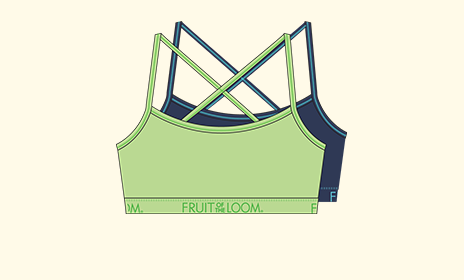 AAI ladies 2pk cami bralette