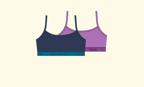 AAI Girls 2pk Cotton Bralette