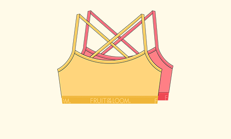 AAI ladies 2pk cami bralette