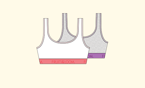 AAI Girls 2pk Cotton Scoop