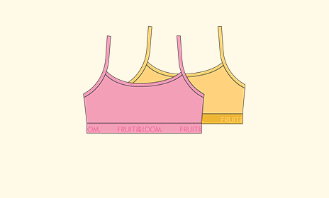 AAI Girls 2pk Cotton Bralette