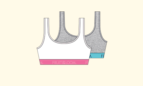 AAI Girls 2pk Cotton scoop