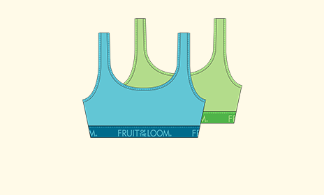 AAI Girls 2pk cotton scoop