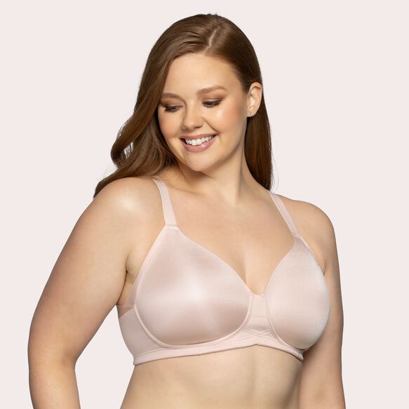 Beauty Back® Full Figure Wireless Extended Side and Back Smoother Bra Sheer Quartz