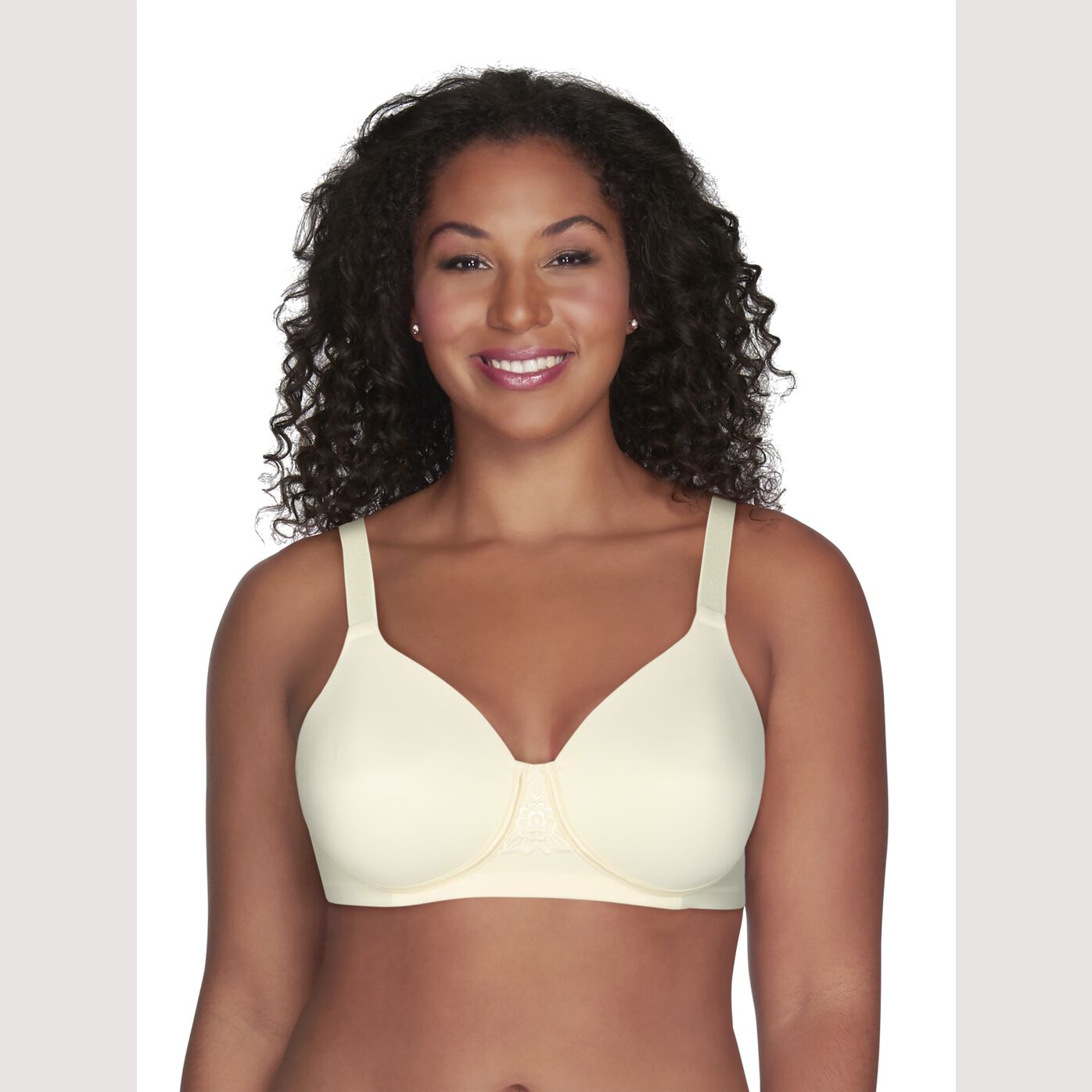Cropped length Back Smoothing Bras with Underwire and No-slip