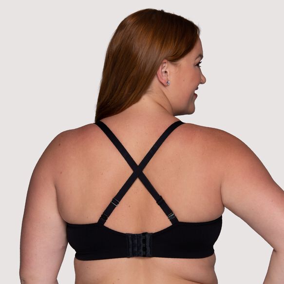 Beyond Comfort® Full Coverage Wireless Bra MIDNIGHT BLACK