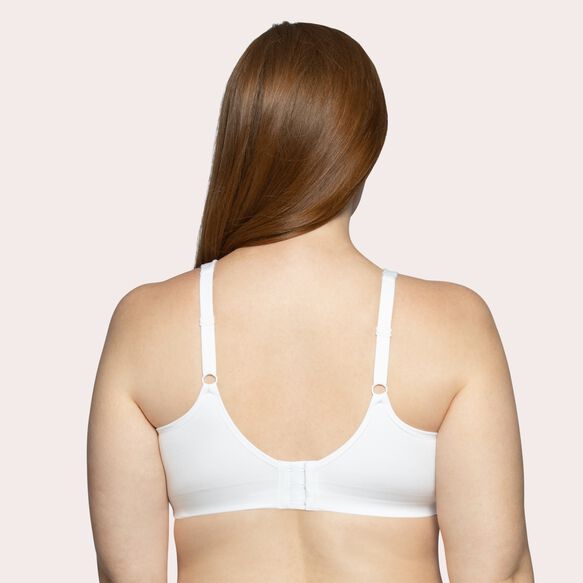 Beyond Comfort® Full Figure Wireless Bra Star White