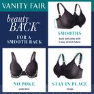 Beauty Back Full Figure Underwire Smoothing Bra with Lace 