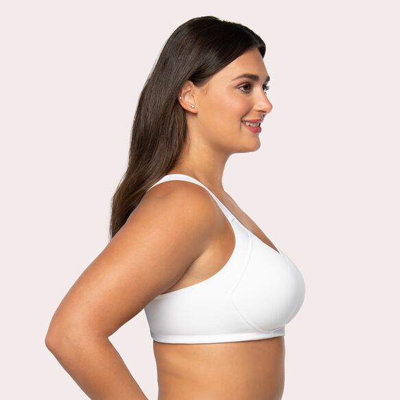 Sport Medium Impact Wireless Bra Star White