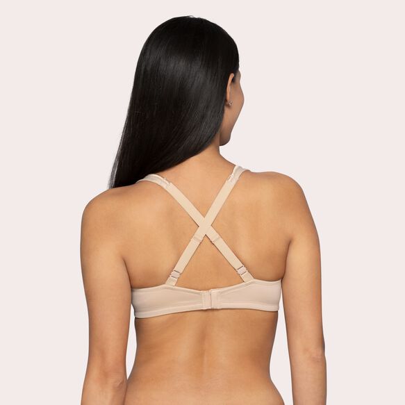Body Caress® Full Coverage Wireless Bra Damask Neutral