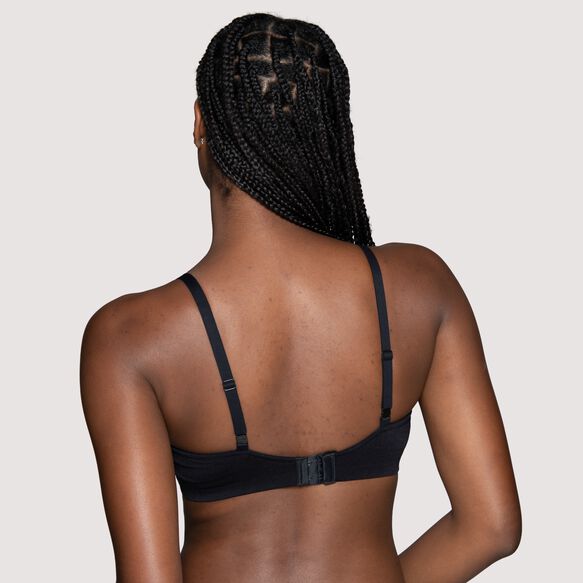 Beyond Comfort® Full Coverage Wireless Bra MIDNIGHT BLACK