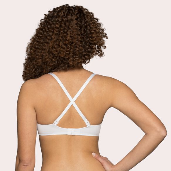Ego Boost® Add-A-Size Push Up Underwire Bra Solid White
