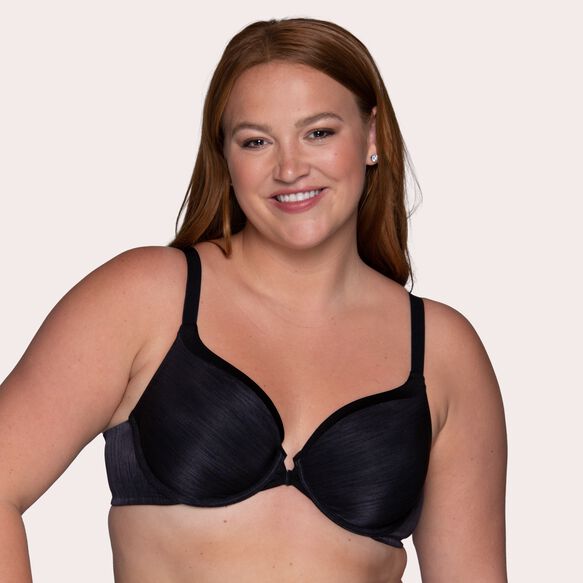 Illumination® Front Close Full Coverage Underwire Bra Midnight Black