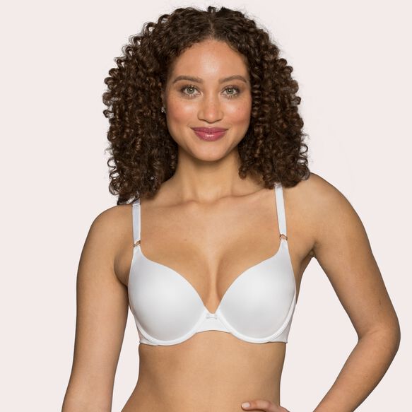 Ego Boost® Add-A-Size Push Up Underwire Bra Solid White