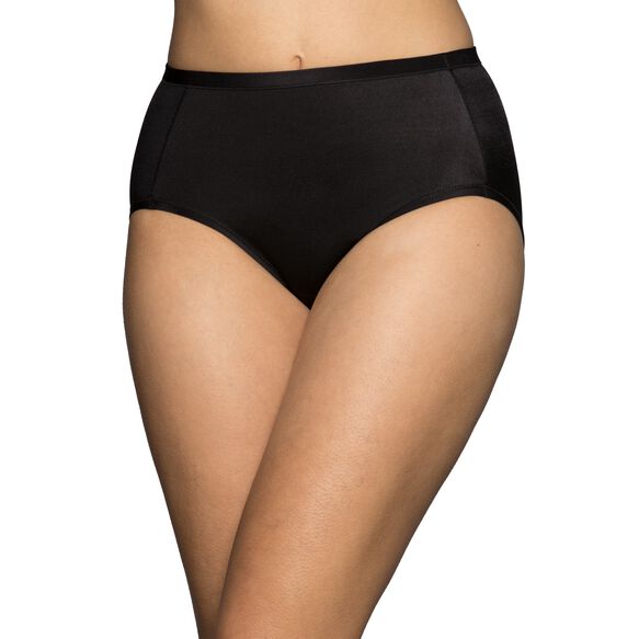 Body Caress® Hi-Cut Panty MIDNIGHT BLACK