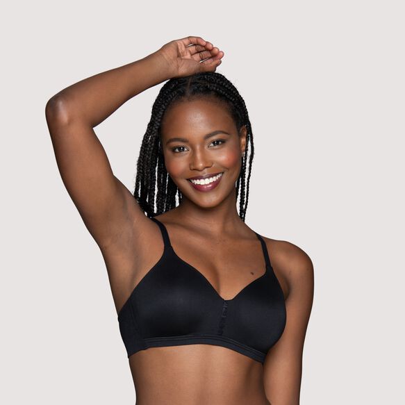Beyond Comfort® Full Coverage Wireless Bra MIDNIGHT BLACK