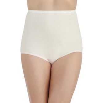 Perfectly Yours® Tailored Cotton Full Brief Panty Fawn