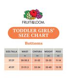 Toddler Girls' Natural Cotton Brief Underwear, 6 Pack Assorted