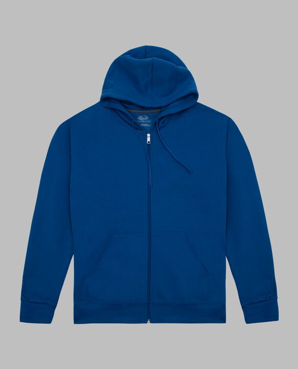 Eversoft® Fleece Full Zip Hoodie Sweatshirt, Extended Sizes Mellow Blue