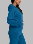 EverSoft®  Fleece Full Zip Hoodie Sweatshirt, Extended Sizes Blue