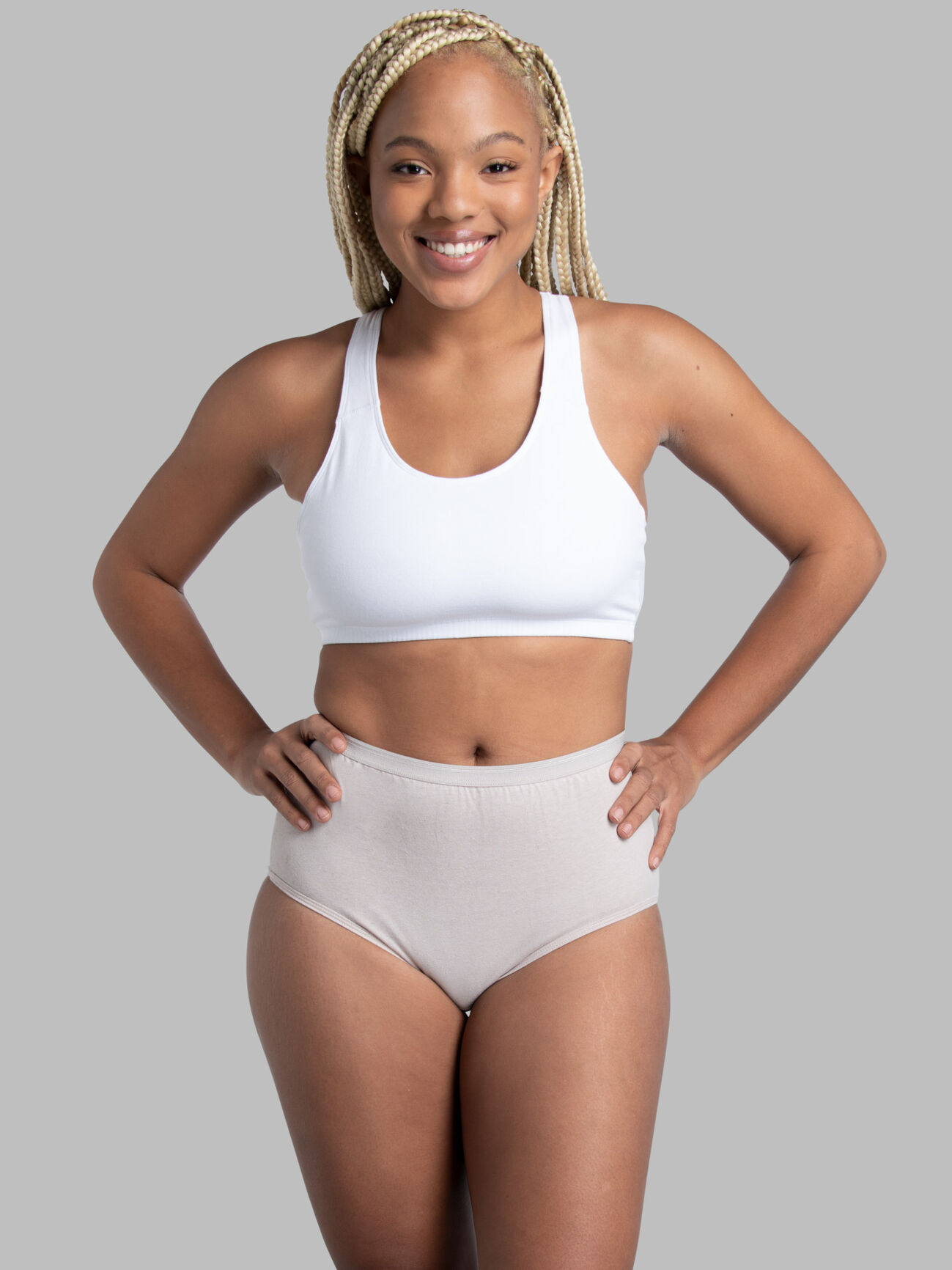 5 Pack Ladies Briefs Maxi, 100% Cotton Full Comfort Fit Underwear