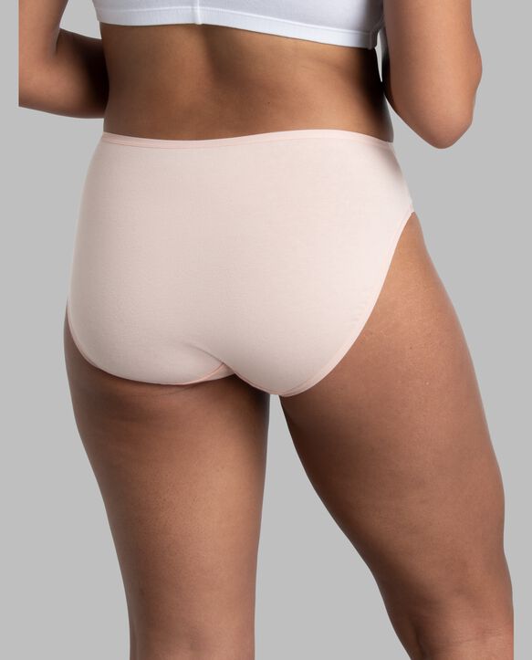 Women's CoolBlend Hi-Cut Panty, Assorted 4 Pack Assorted