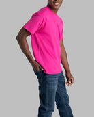Men’s Eversoft® Short Sleeve Crew T-Shirt, Extended Sizes 2 Pack CYBER PINK