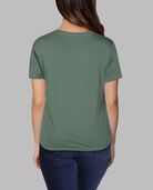 Women's Crafted Comfort Artisan Tee™ Crew T-Shirt, 1 Pack Hedge