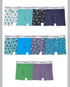 Toddler Boys' EverSoft Assorted Print Boxer Briefs, 10 Pack ASSORTED