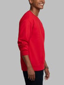 EverSoft®  Fleece Crew Sweatshirt, Extended Sizes Red