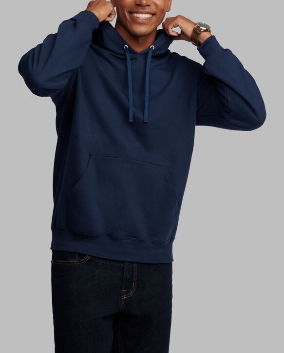 Eversoft® Fleece Pullover Hoodie Sweatshirt Navy