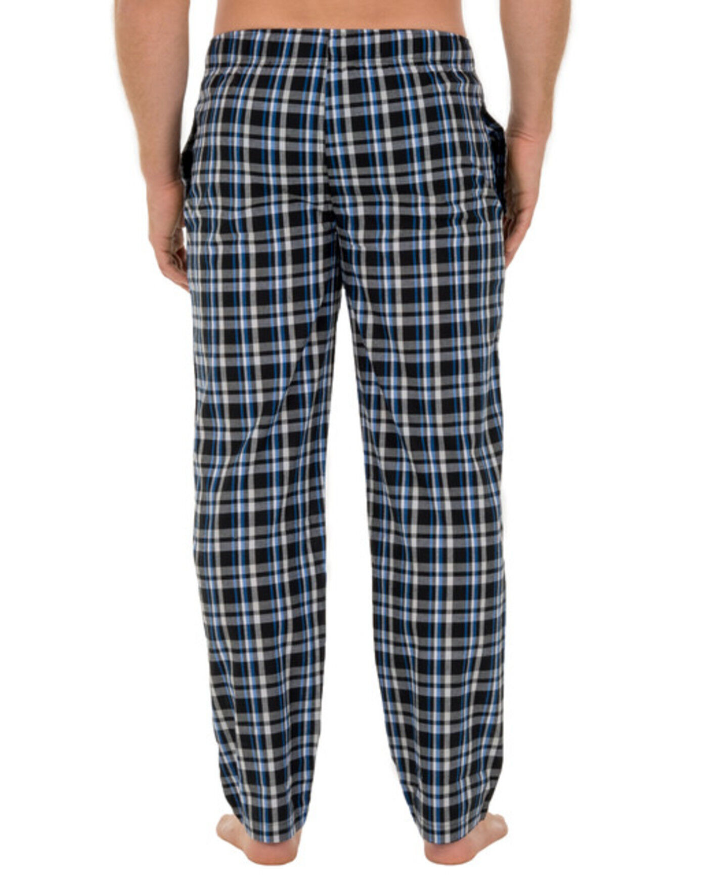 Sant + Abel Men's Hepburn Gingham Navy Cotton Pajama Pants
