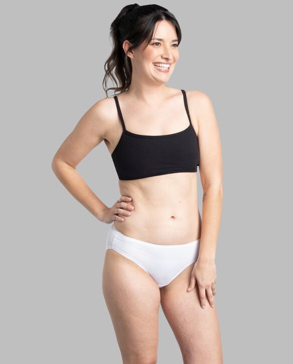Women's 360 Stretch Microfiber Bikini Panty, Assorted 6 Pack ASSORTED