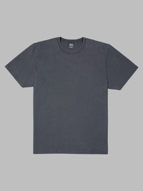 Fruit of the Loom Garment Dyed Crew T-Shirt Charcoal