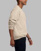 Eversoft® Fleece Crew Sweatshirt, Extended Sizes Khaki Heather