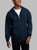 EverSoft®  Fleece Full Zip Hoodie Sweatshirt Navy
