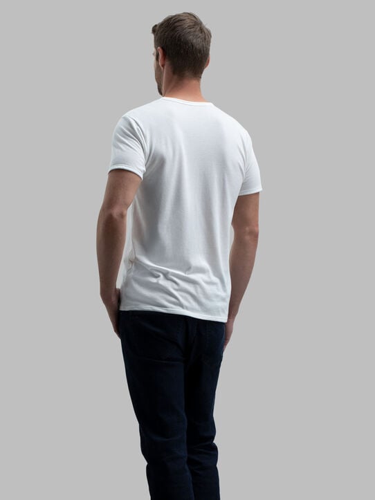 BVD® Men's Ultra Soft Crew Undershirt, White 3 Pack