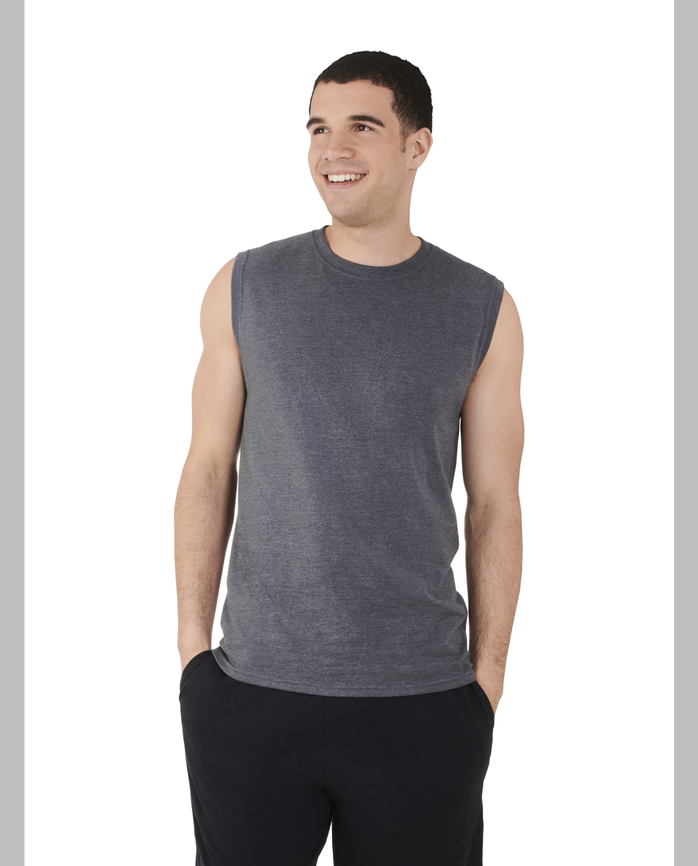 Big Men S Dual Defense Upf Sleeveless Muscle Shirt Fruit