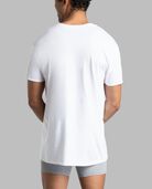 Men's Short Sleeve V-Neck T-Shirt, White 3 Pack White