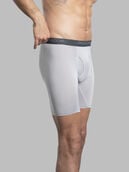 Men's Micro-Stretch Long Leg Boxer Briefs, Black 5 Pack Assorted