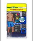 Men's CoolZone® Fly Assorted Boxer Briefs, 10 Pack Assorted