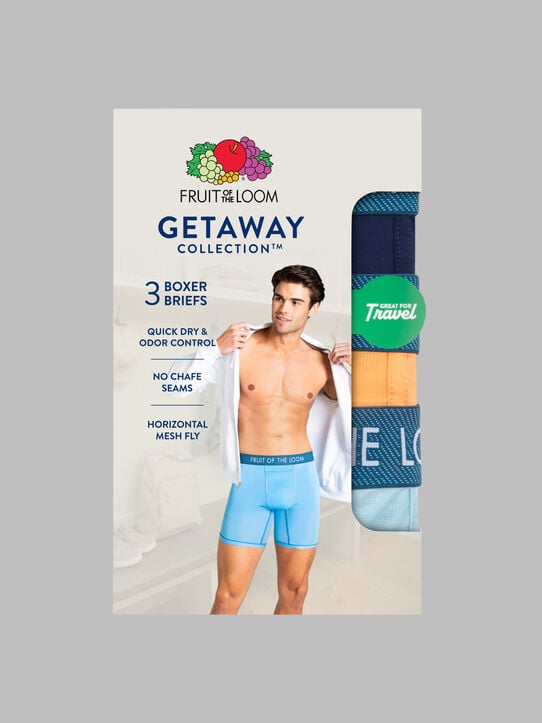 Men's Getaway Collection™ Boxer Brief, Assorted 3 Pack Assorted