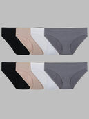Women's Breathable Micro-Mesh Bikini Panty, Assorted 8 Pack ASSORTED