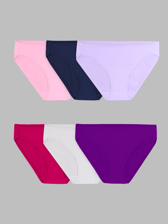 Fruit Of The Loom Women's Microfiber 6pk Bikini - Colors May Vary